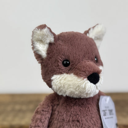 Jellycat Tumbletuft Fox - Retired Small Red Fox Soft Toy Beanie Soft Toy 7"