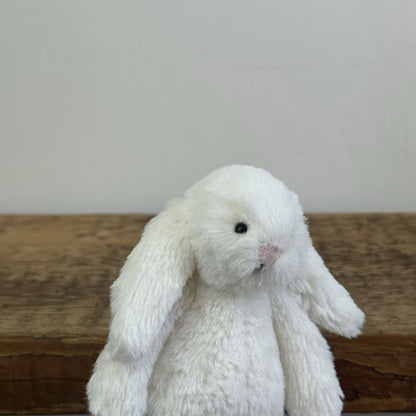 Jellycat Tiny Baby Bashful Bunny White - Little White Company Exclusive 5"