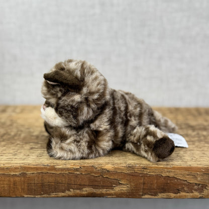Russ Betrie Whiskers Cat Beanie - Black Tortoise Cat - Vintage Kitty Plush 5”