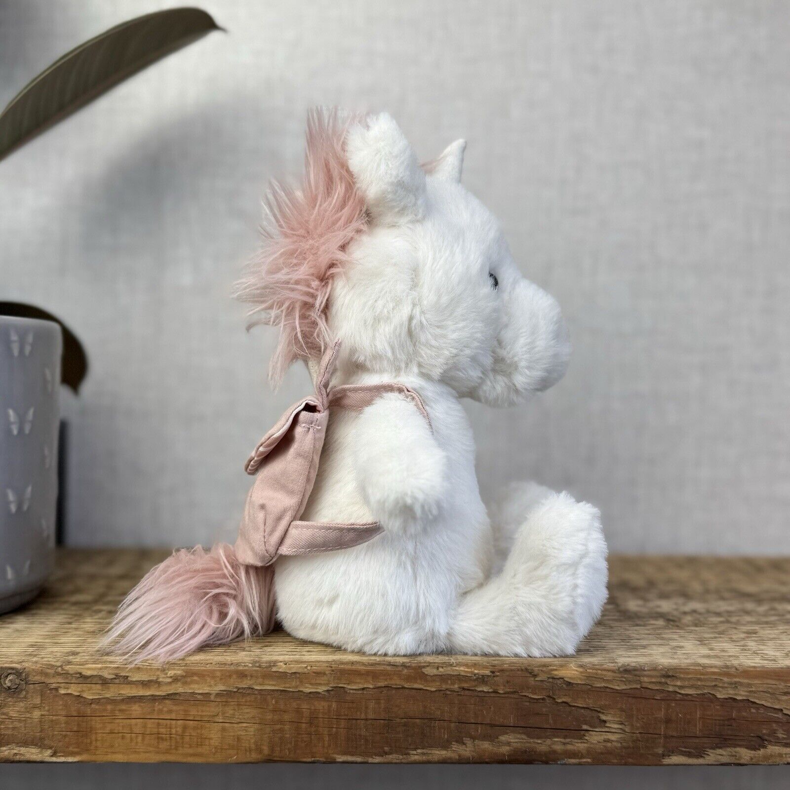 Jellycat Backpack Unicorn - Small Fluffy Unicorn With Backpack Soft Toy Beanie