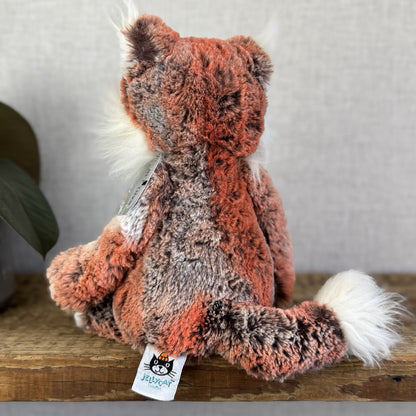 Jellycat Woodland Babe Fox - Rare Mottle Red/Grey Mix Fox Soft Toy US Exclusive