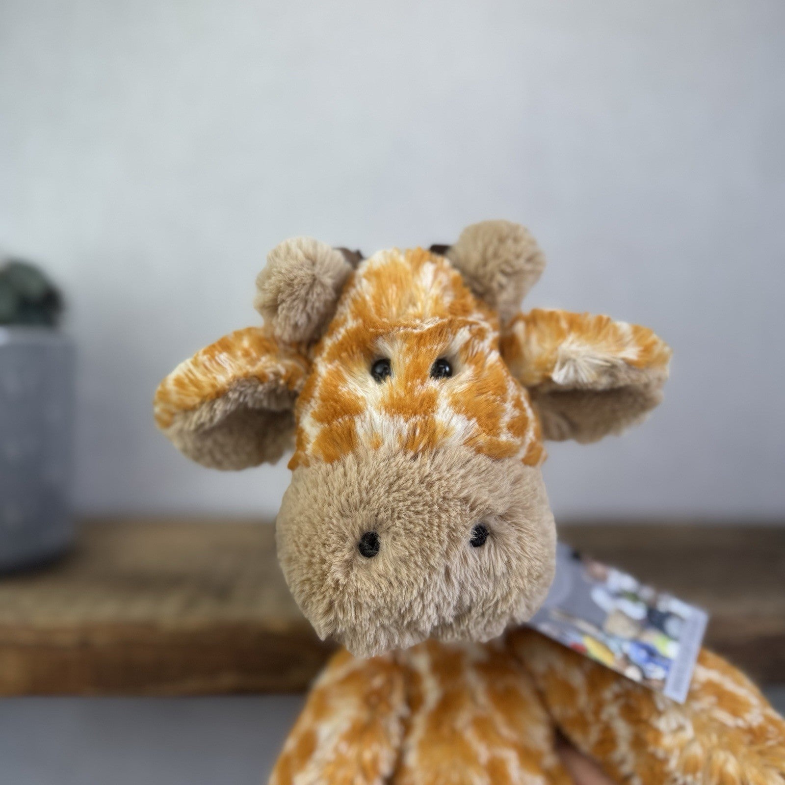 Jellycat Merryday Giraffe - Tall Giraffe Soft Long Tail Plush Beanie 15” (#2)