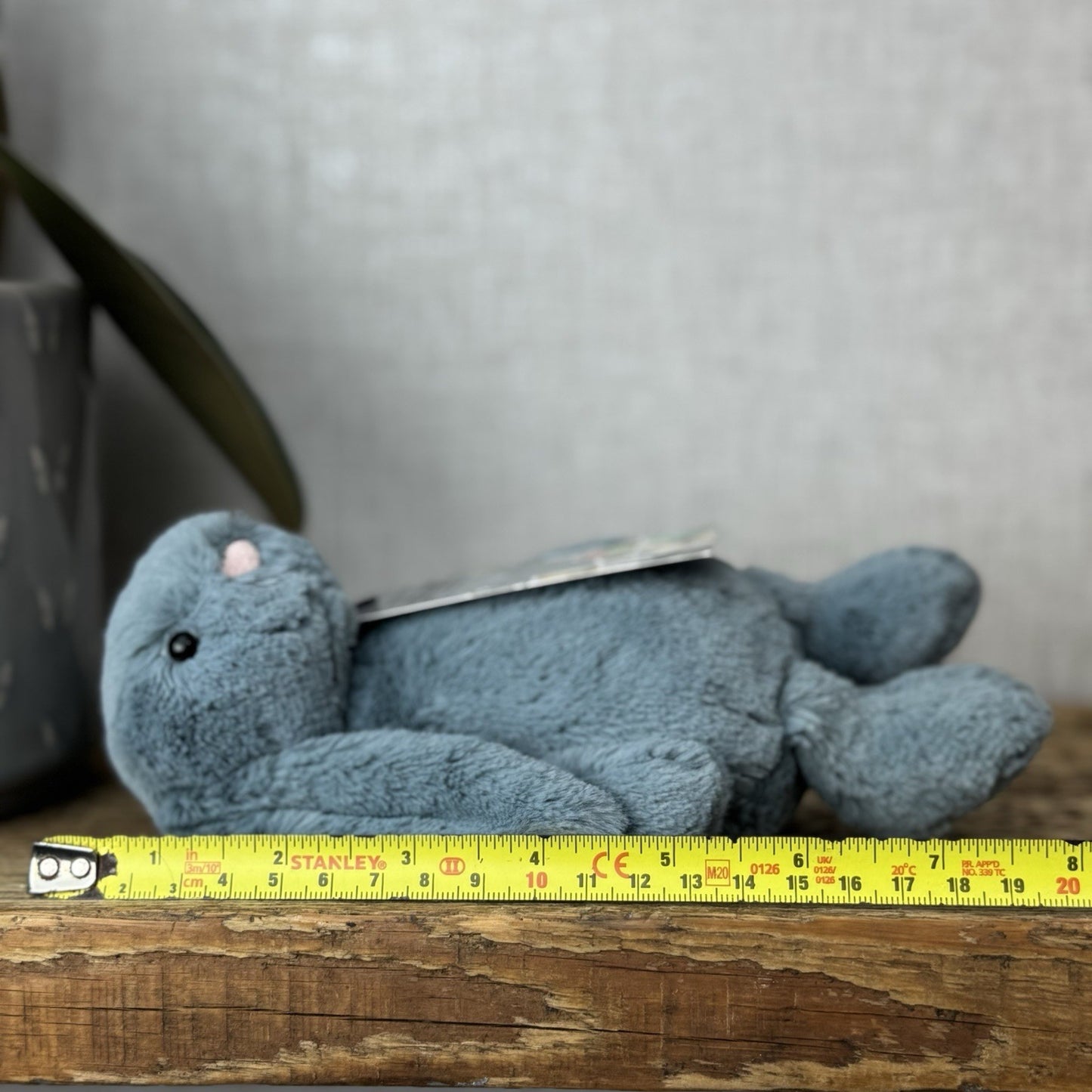 Jellycat Small Dusky Blue Bashful Bunny - Small Grey/Blue Rabbit Bunny 8"