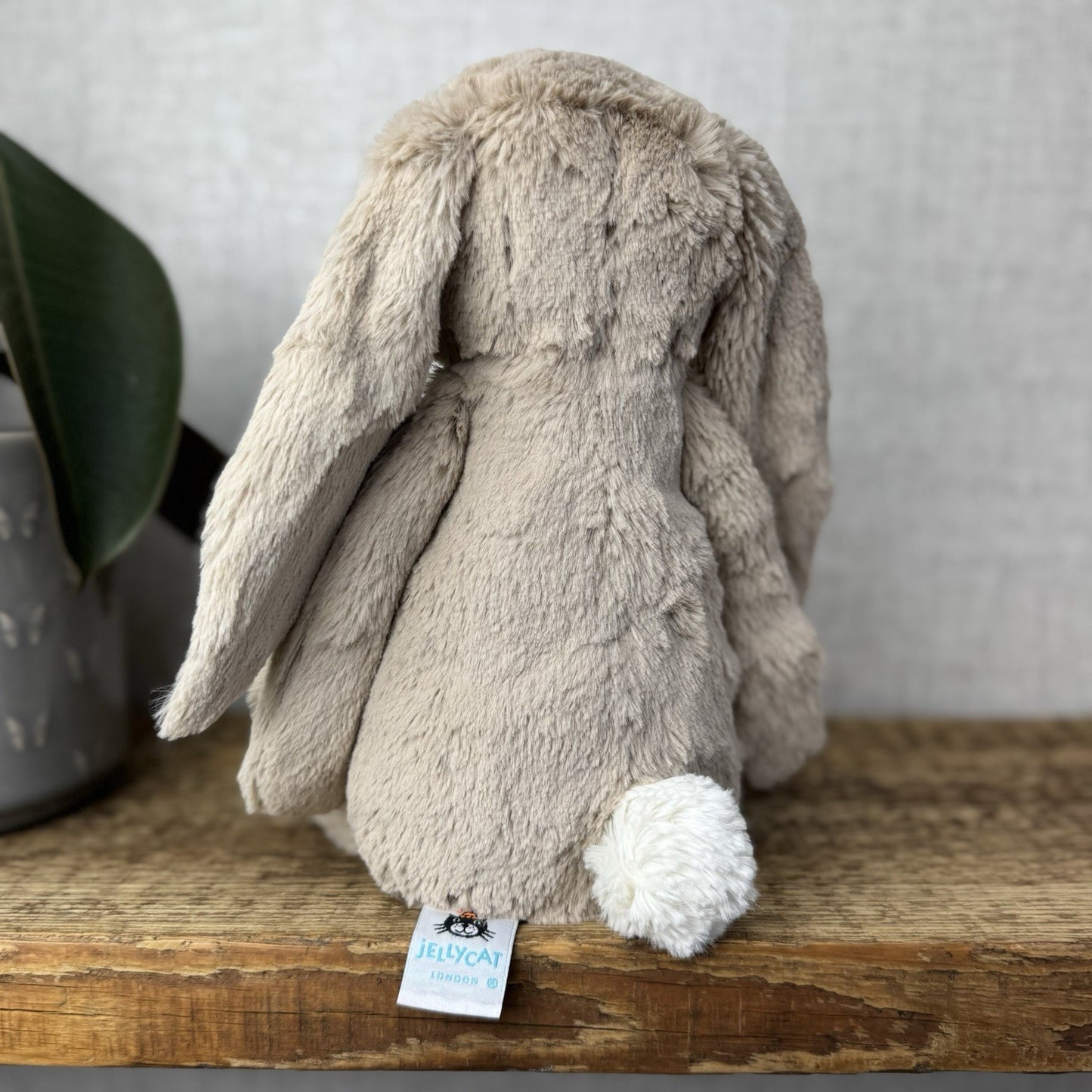 Jellycat Blossom Beige Bunny Petal - Beige With Floral Ears/feet Medium 12" NWOT