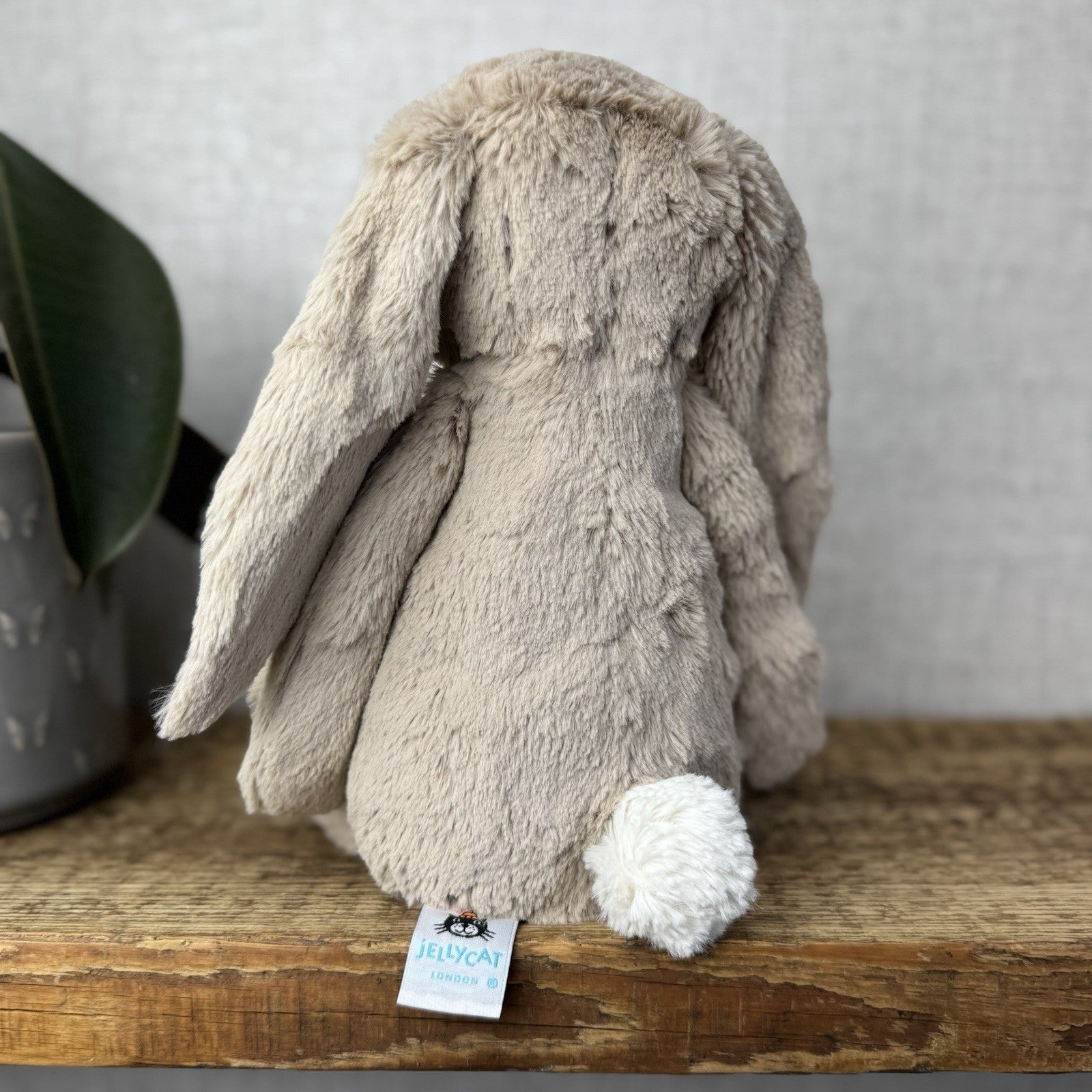 Jellycat Blossom Beige Bunny Petal - Beige With Floral Ears/feet Medium 12" NWOT