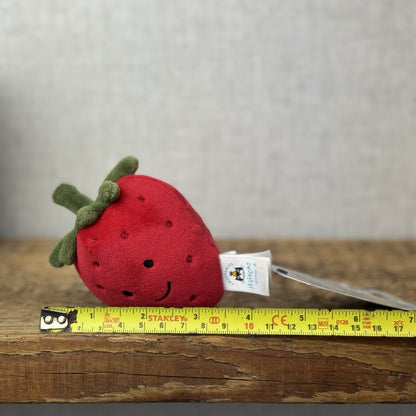 Jellycat Fabulous Fruit Strawberry - Soft Toy Play Food - Fruit Soft Toy 4”