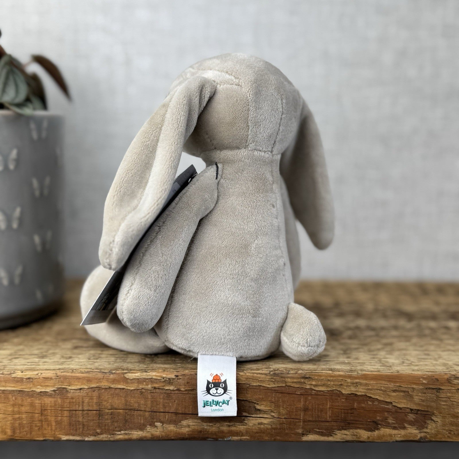 Jellycat My First Bunny - Baby Soft Beige Rabbit Toy Velour Beanie Beige 8”