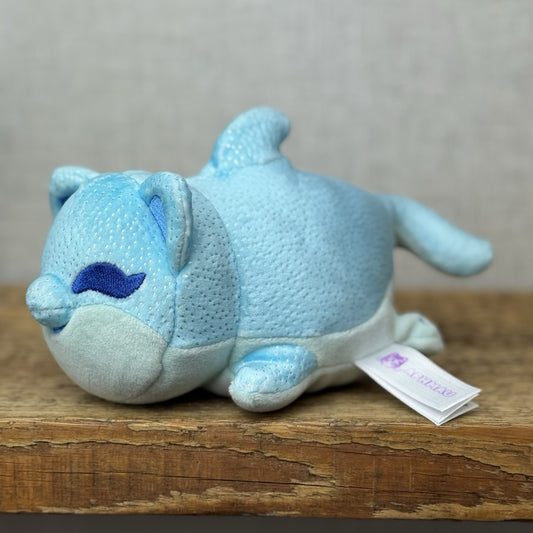 Aphmau MeeMeows - Under The Sea Whale Baby Blue Plush Cat Toy Cute 6"