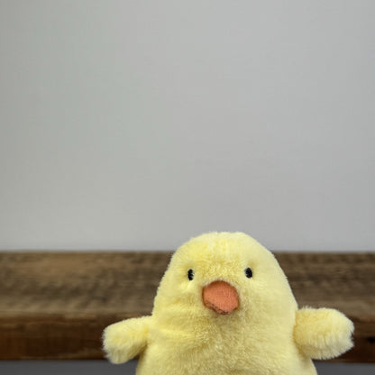 Jellycat Chicky Cheeper Yellow Chick - Tiny Yellow Beanie Chick/Bird 4" Retired
