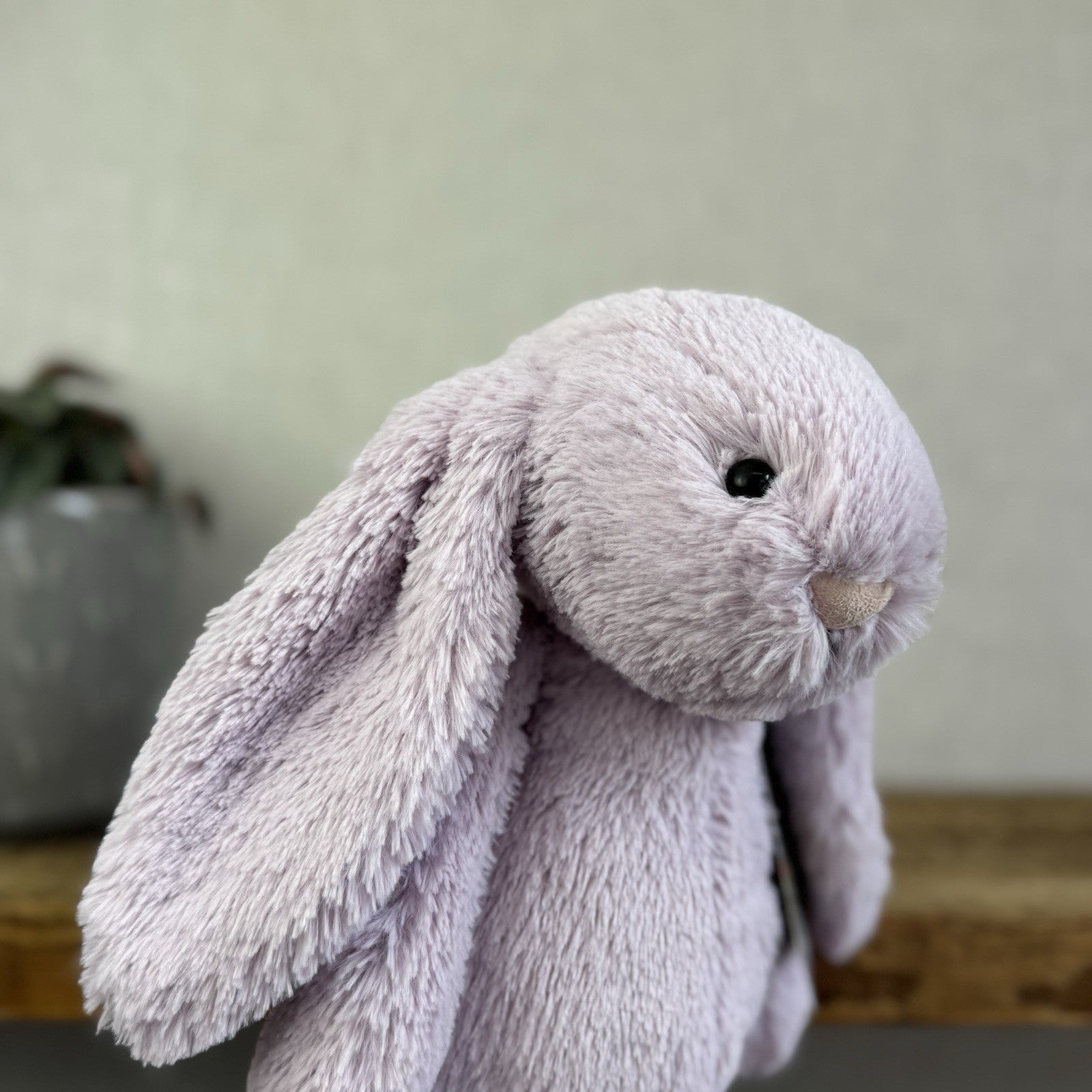 Jellycat Medium Bashful Hyacinth Bunny -  Lilac Purple Bunny Rabbit 12”
