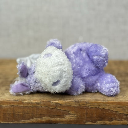 Russ Berrie Luvvies - Lynn Purple Pegasus Beanie - Pudding Soft Toy Tiny 4”