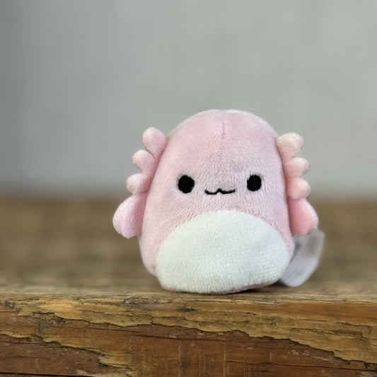 Squishmallow Squishville - Mini Pink Axolotl Soft Toy - Archie Axoltl Sea Plush