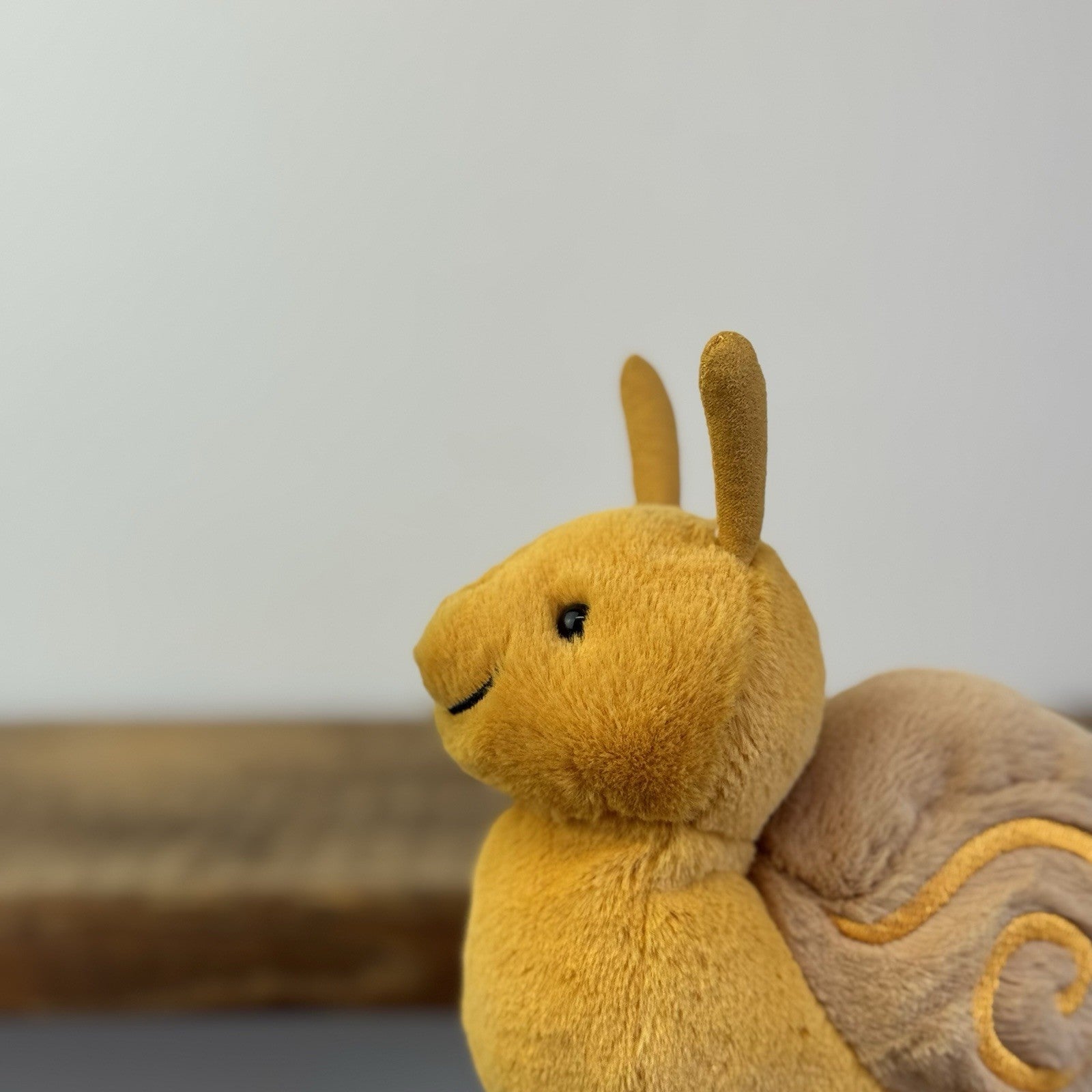 Jellycat Sandy Snail - Retired Small Yellow Snail Soft Toy Beanie Rare 6"