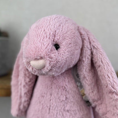 Jellycat Large Bashful Tulip Bunny Rabbit - Large Pink Rabbit Beanie Plush 16"