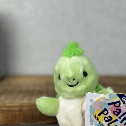 Aurora - Tiny Turtle - Palm Pals Mini Beanbag Plush Green Turtle Small Toy 5”