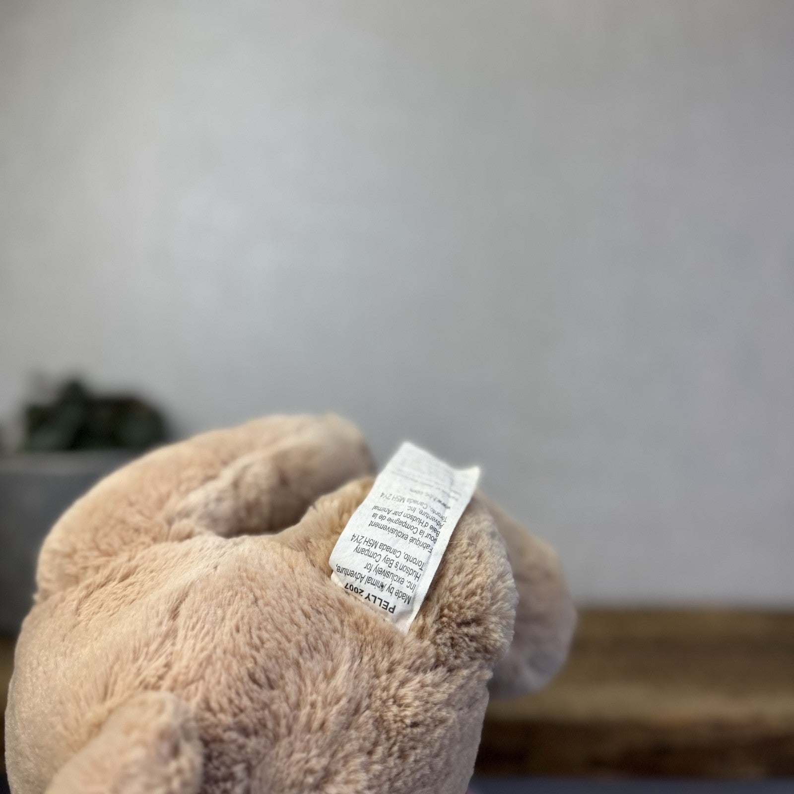 Hudsons Bay Company Pelly Bear 2007 (Animal Adventure) Striped Scarf Beanie Bear
