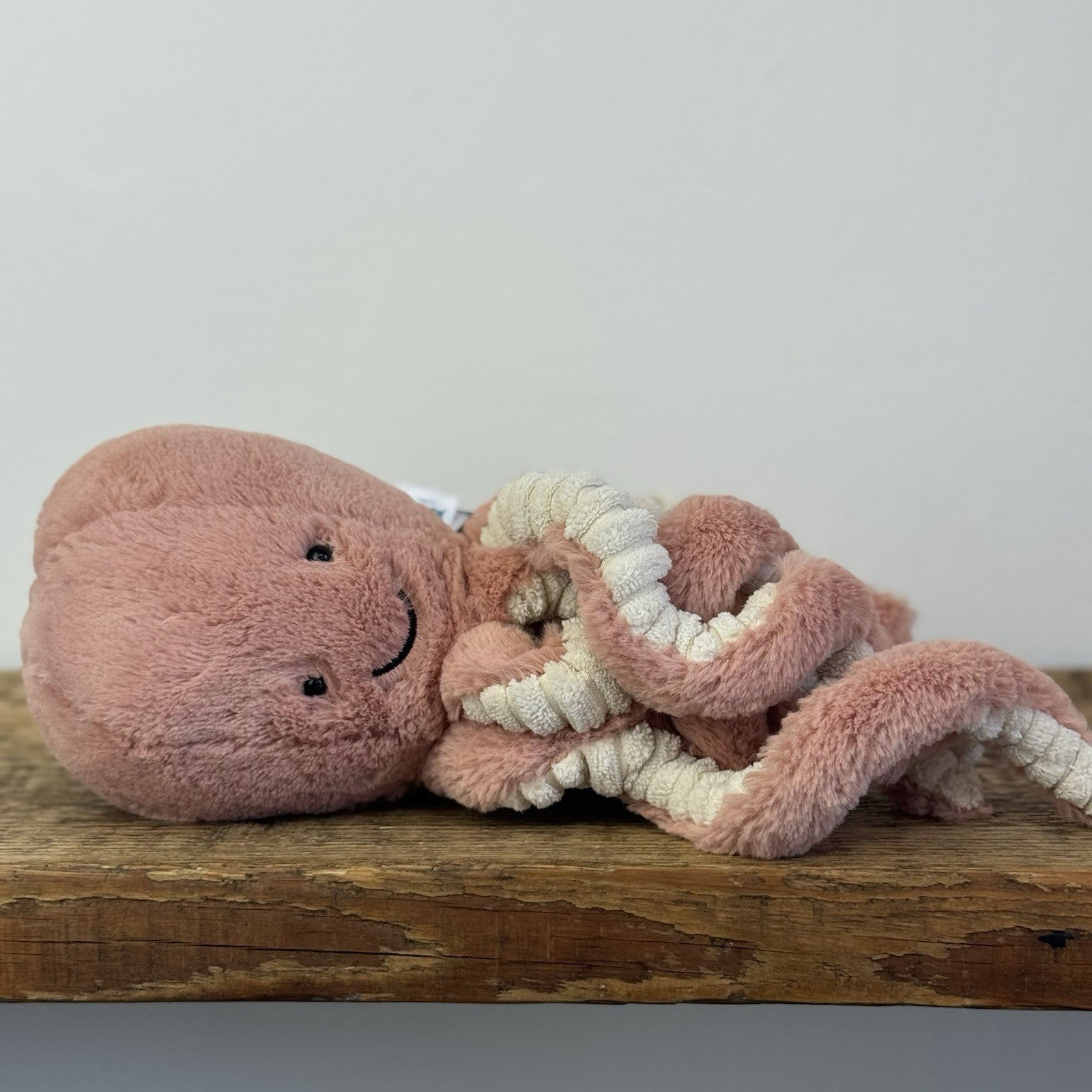 Jellycat Little Odelle Octopus - Pink Octopus Plush Retired Sea Creature 10”