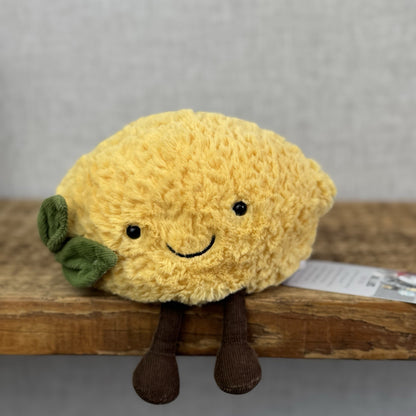 Jellycat Small Amuseable Lemon - Small Lemon With Legs - Food Play Plush (#2)