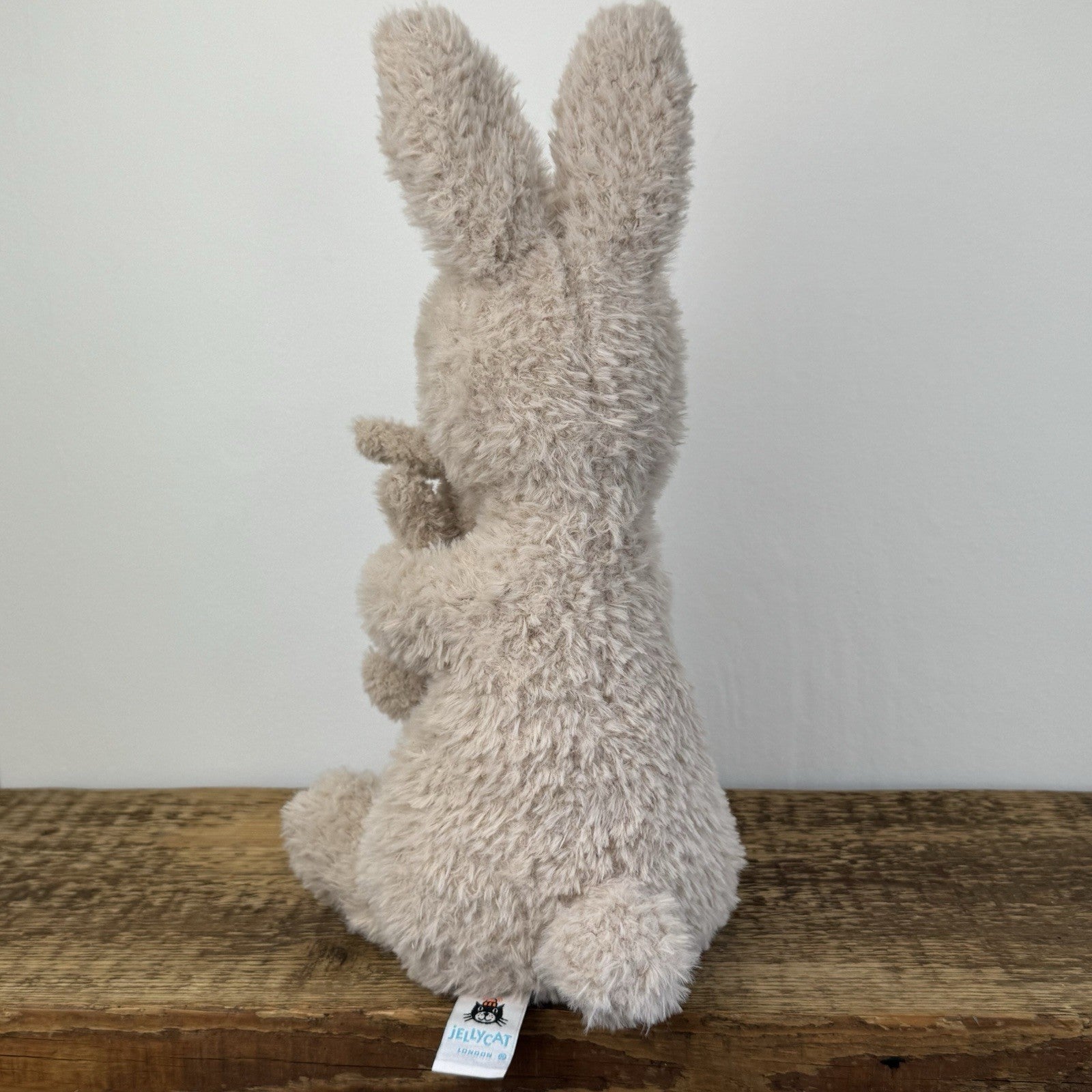 Jellycat Huddles Bunny Beige Rabbit Hare Mum With Baby Soft Plush Toy 14"
