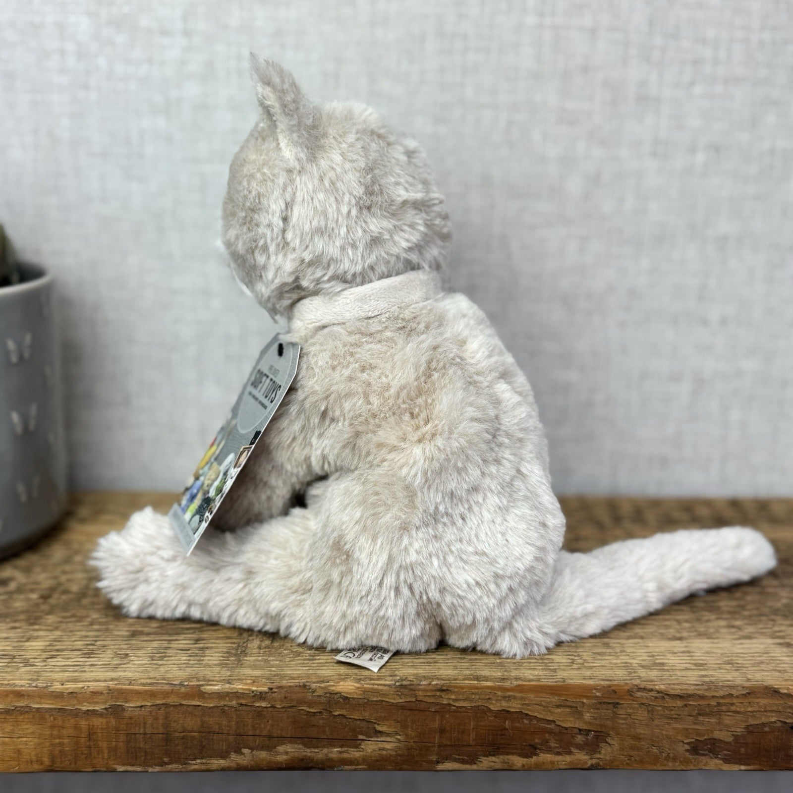 Bukowski - Barbara Bukowski Little Catty - Beige Floppy Beanie Kitten Cat Plush