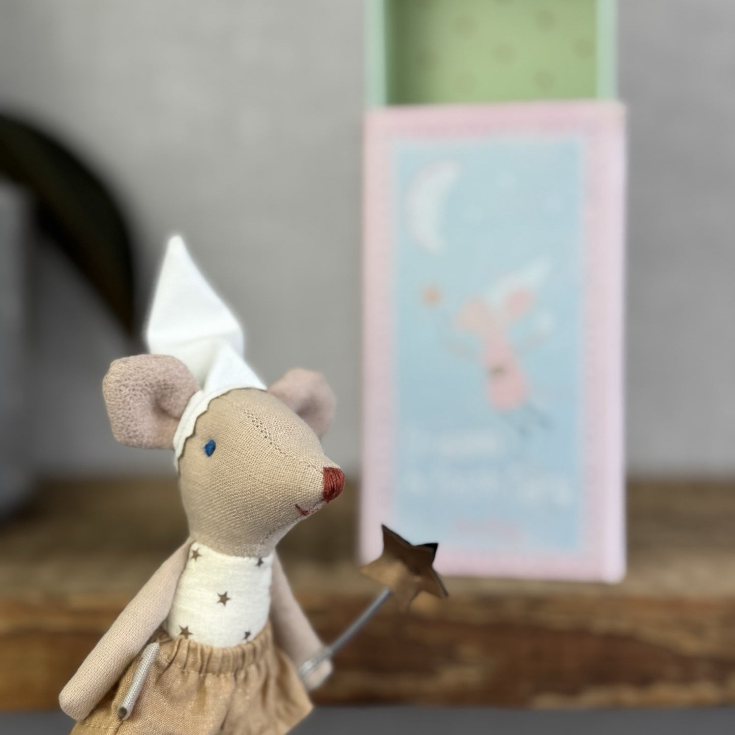 Maileg Toothfairy In Matchbox - Retired 2015 - Tooth Fairy Collectible Mouse