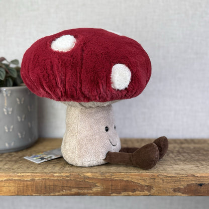 Jellycat Amuseable Mushroom - First Release Original Toadstool Woodland Plush 