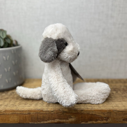 Jellycat Small Snugglet Barnaby Pup - Small Brown/Cream Dog Soft Retired 11"