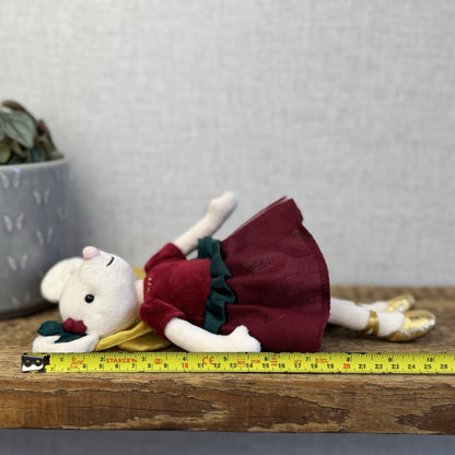 Jellycat Suagrplum Fairy Mouse - Christmas Mouse Soft Toy Collectible Plush 12"