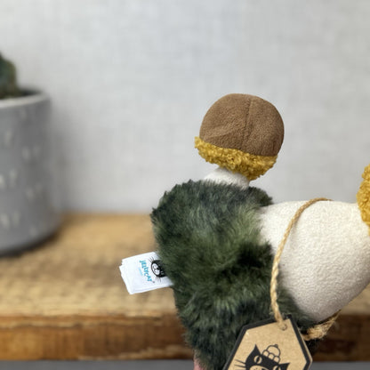 Jellycat Wild Nature Boletus Mushroom - Retired Mushroom Beanie Plush Display 8"