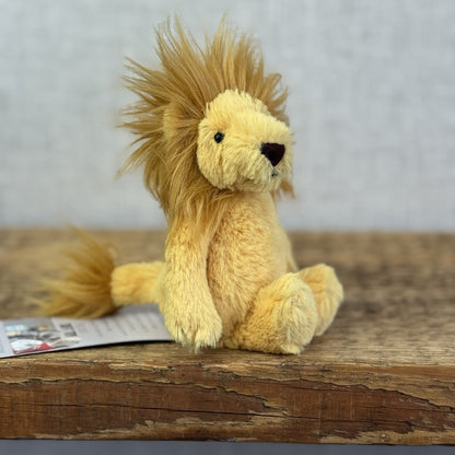 Jellycat Baby Bashful Lion - Tiny Mini Lion Soft Toy Pocket Pal Beanie Rare 5”