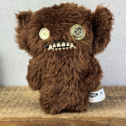 Fuggler Grumpy Grumps Gold Fuggs Brown Long Fluffy Golden Button Eyes Fuggler