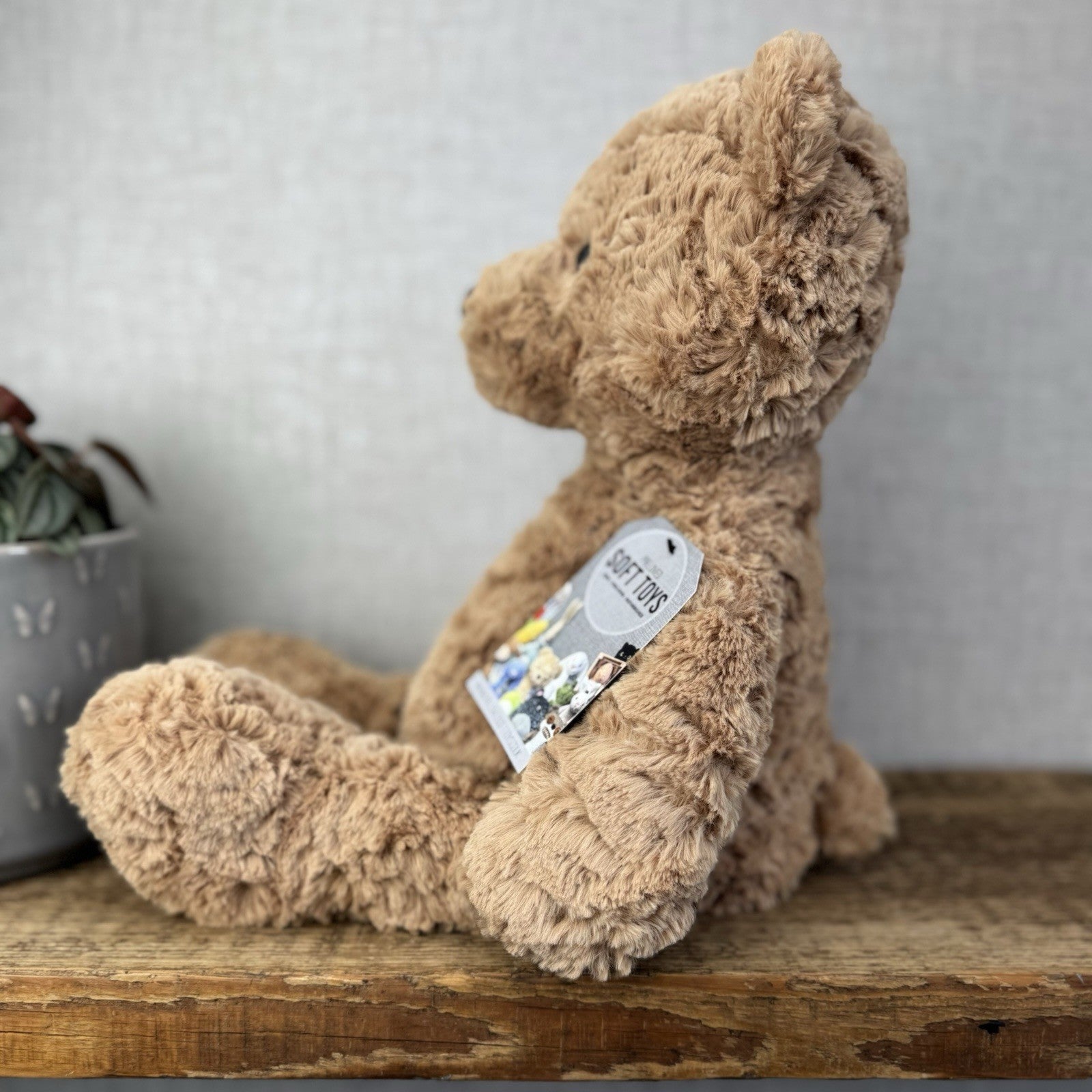 Jellycat Medium Bumbly Bear - Big Brown Retired Bear Soft Toy Beanie 18”
