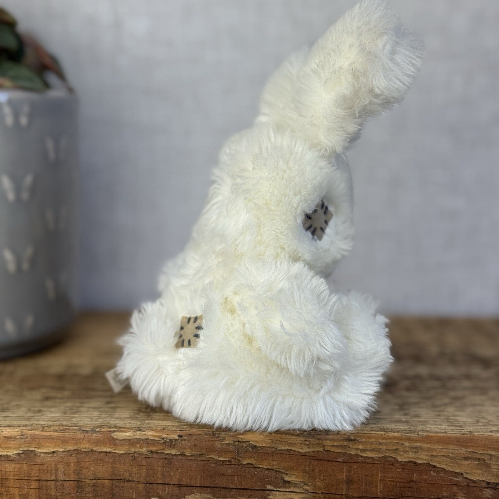 Blue Nose Friends Snowball - Fluffy White Bunny Mini Beanie Blue Nose New 5”