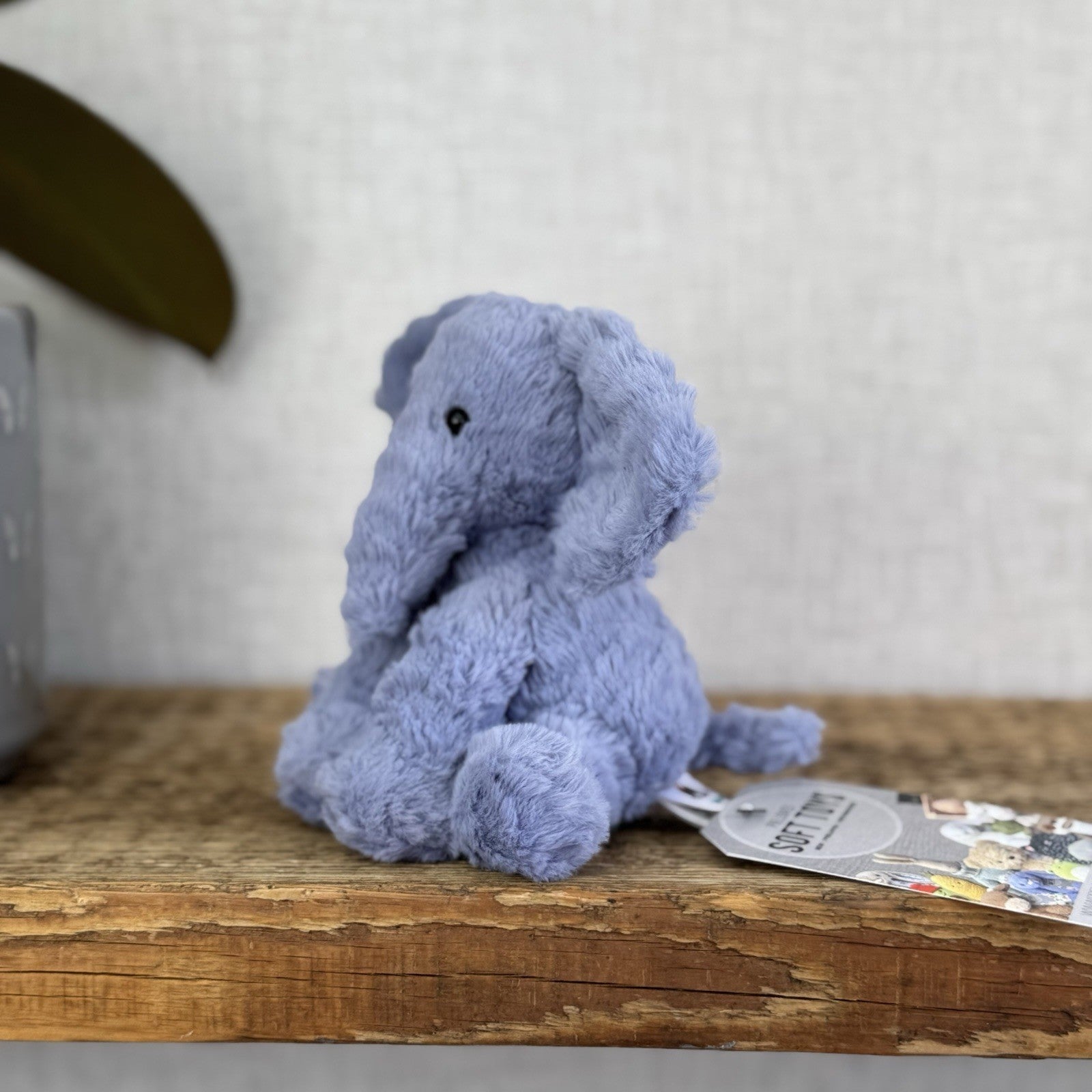 Jellycat Baby Fuddlewuddle Elephant - Fuddlewuddle Tiny Blue Elephant 4” (#2)