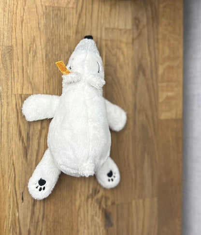 Steiff 241253 - Iggy Polar Bear - Small Polar Bear Collectible - Laying Bear