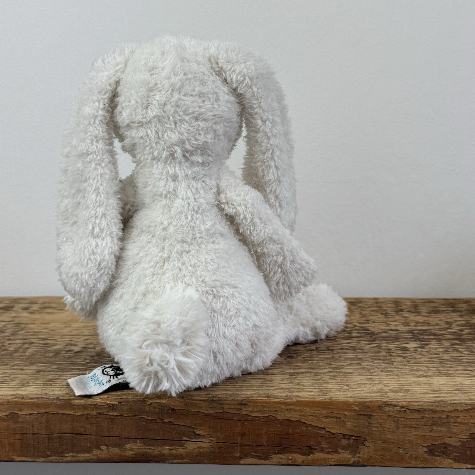 Jellycat Chou Chou Bunny White - Textured Floppy Ear White Bunny Rabbit Soft Toy