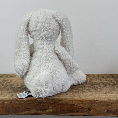 Jellycat Chou Chou Bunny White - Textured Floppy Ear White Bunny Rabbit Soft Toy