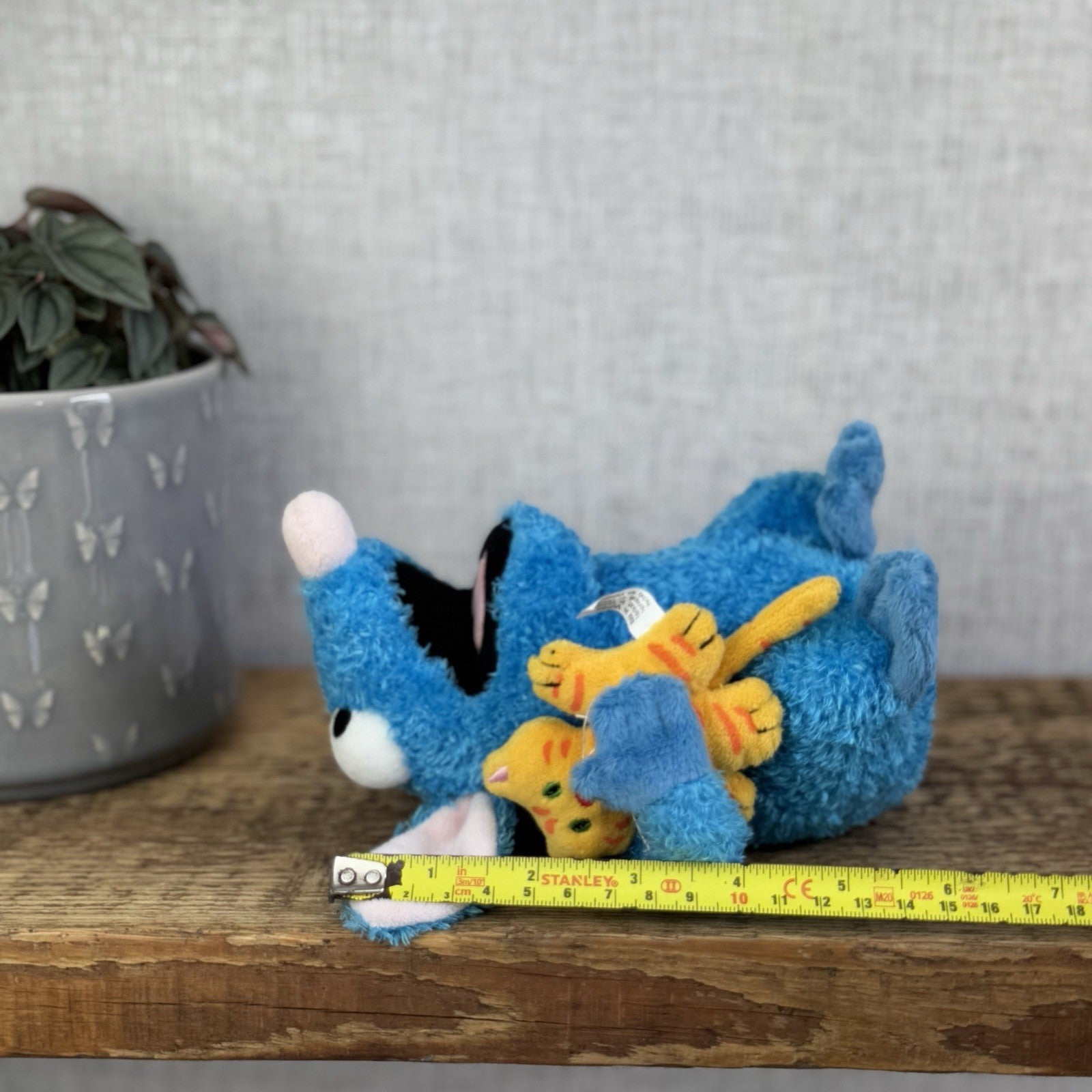 Disney Store Tutter Mouse With Kitty Cat Plush - Bear In The Big Blue House 5”