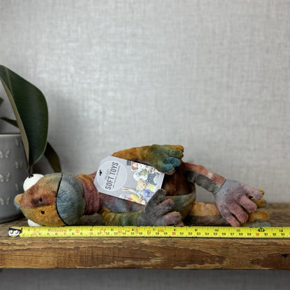 Jellycat Colin Chameleon - Jellycat Multicoloured Lizard Soft Toy - Medium 12"
