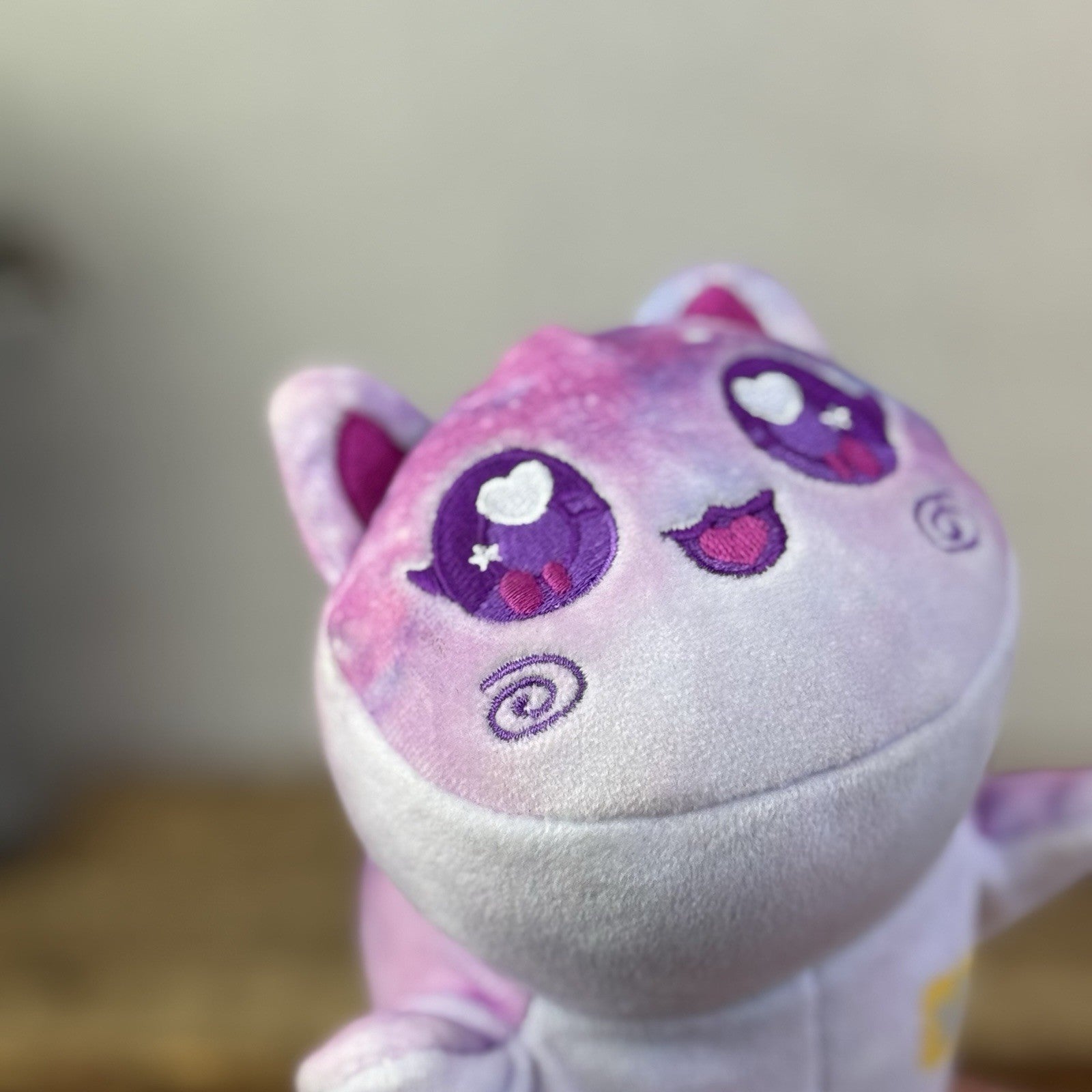 Aphmau MeeMeows - Celestial Galaxy Cat - Pocket Squishy Cat Pink Small Cat 5"