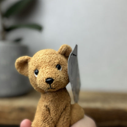 Russ Berrie Luv Pets - Tiny Bear Beanie - Pocket Pal - Buddy Bear Tiny 4”