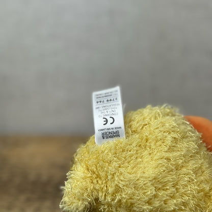 Marks & Spencers Soft Toy - M&S Chubby Chick/Duck Beanie Vintage 2799766