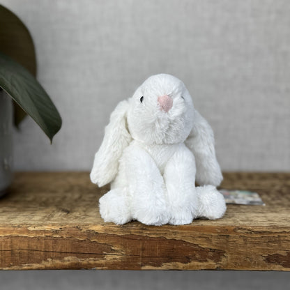 Jellycat Tiny White Smudge Bunny Rabbit - Tiny White Company Exclusive Smudge 8”