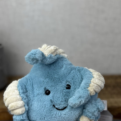 Jellycat Skye Starfish Plush Toy - Small Blue Beanie Starfish Sea Theme 8" (#2)