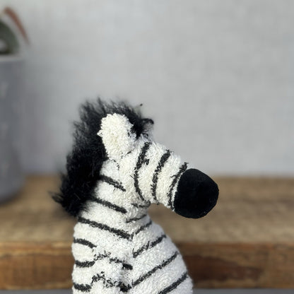 Manhattan Toy Company - Tip Toe Zebra Vintage Soft Toy Beanie Zebra Ballet 7”