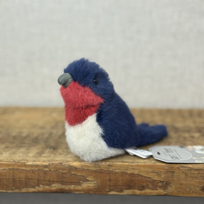 Jellycat Birdling Swallow - Small Fluffy Beanie Bird Plush Pocket Size 5"