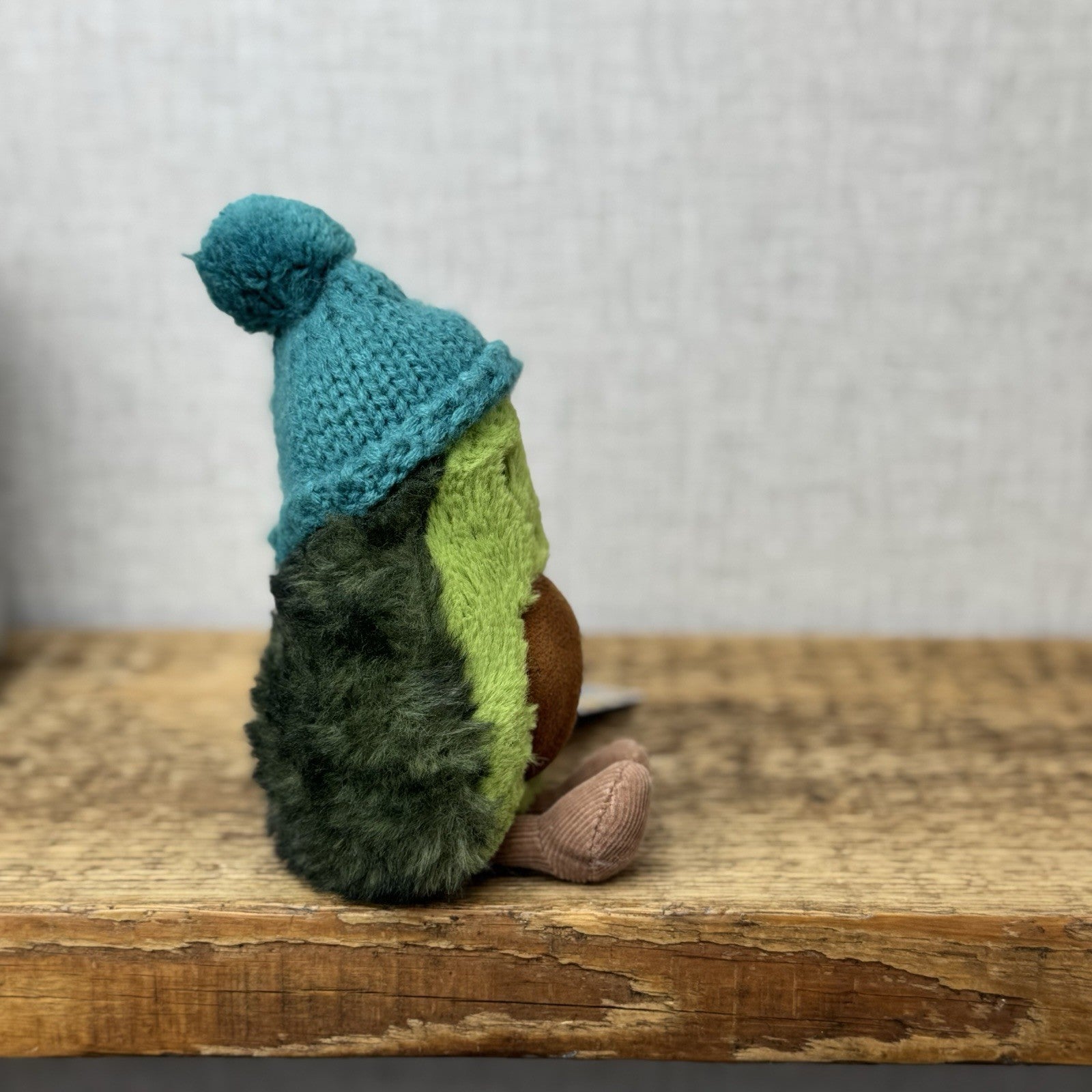Jellycat Amuseable Cozi Avocado With Hat Plush Soft Toy - Teal Cozi Avacado NWOT