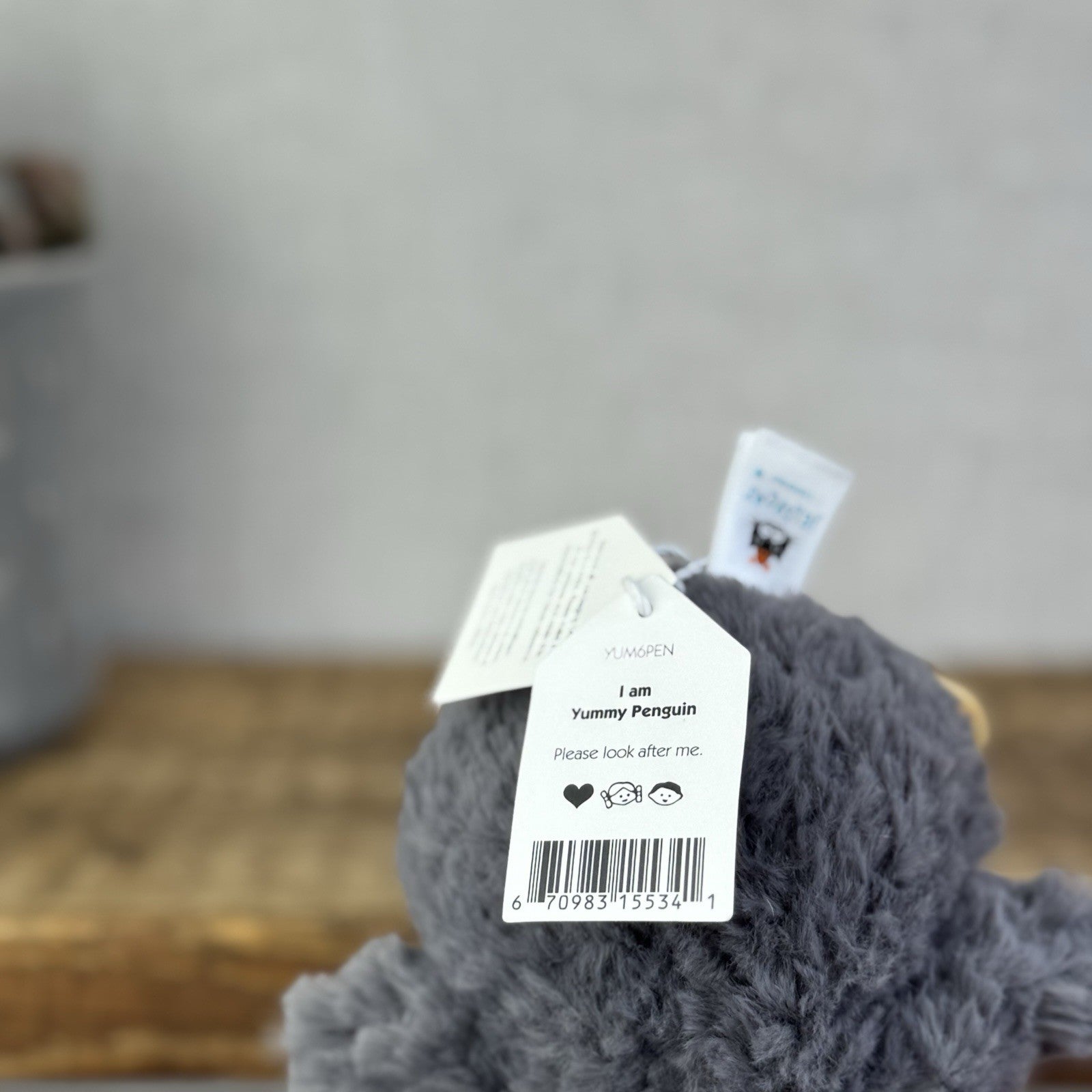 Jellycat Yummy Penguin - Small Textured Penguin Christmas Soft Toy With Tags 6”