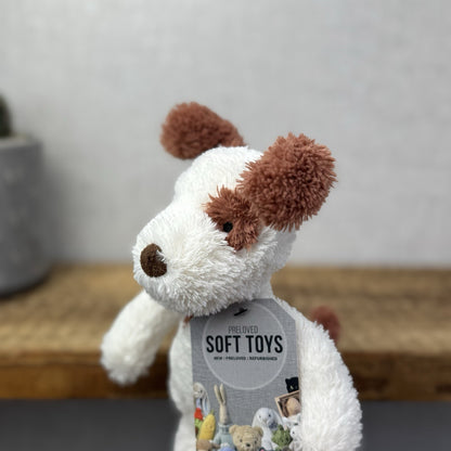 Jellycat Sweet Pea Puppy Dog - Small Retired Jellycat Puppy Soft Toy Rare 12"