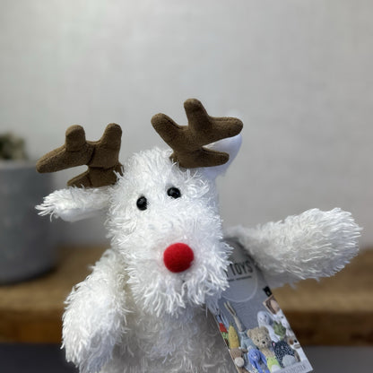 The Little White Company White Beanie Reindeer - Toastie Reindeer (Jellycat) #2